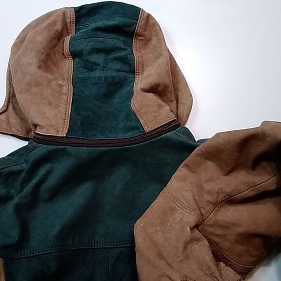 VTG Original 100 % Leather Sportswear International Jacket MadeInMexico unisex L - Picture 13 of 16